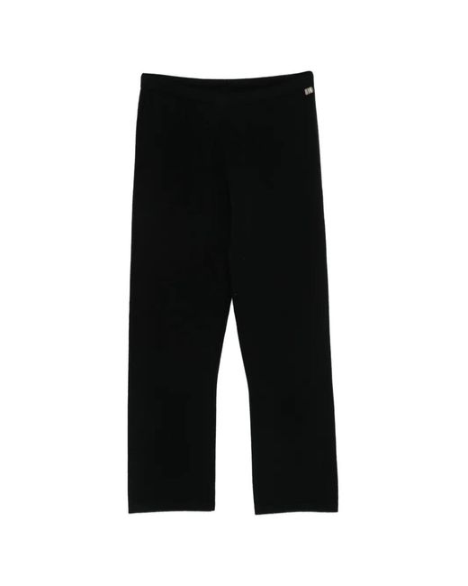 Extreme Cashmere Black Nº461 Wander Knitted Trousers
