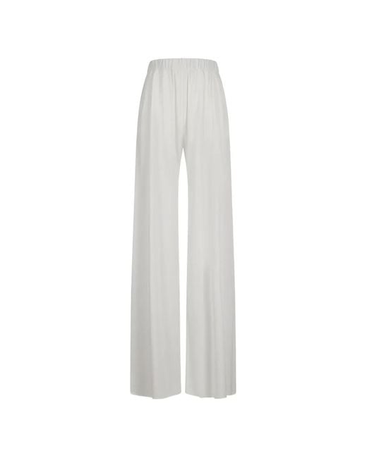ANDAMANE White Lena Wide-Leg Trousers