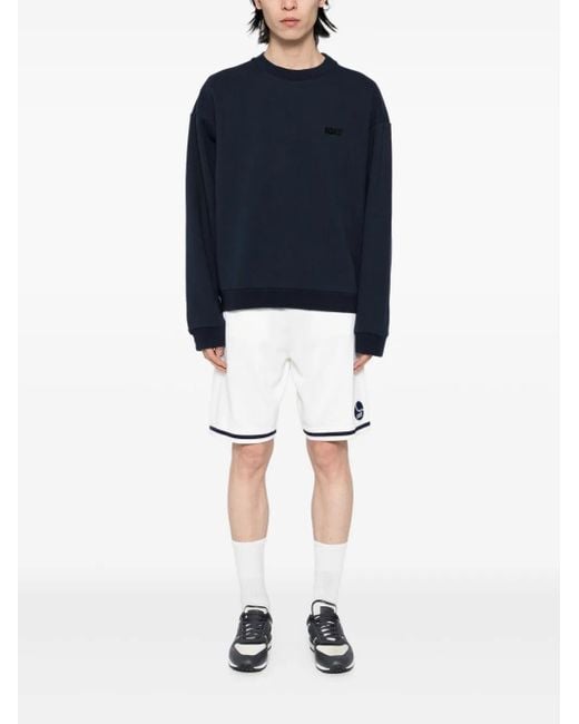 Kiton Blue Knt Sweatshirt for men