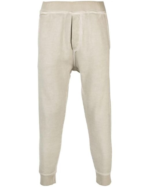 DSquared² Natural Dan Cotton Track Pants for men