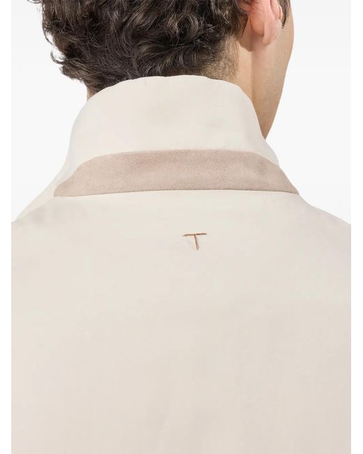 Tod's White Front-Pocket Field Jacket for men