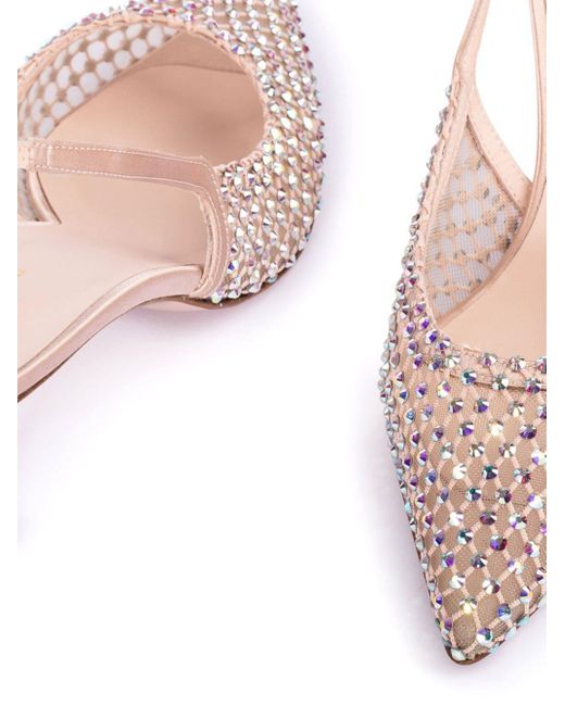 Le Silla Pink Gilda Crystal-embellished Pumps