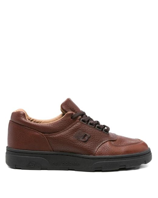 New Balance Brown Allerdale Leather Sneakers