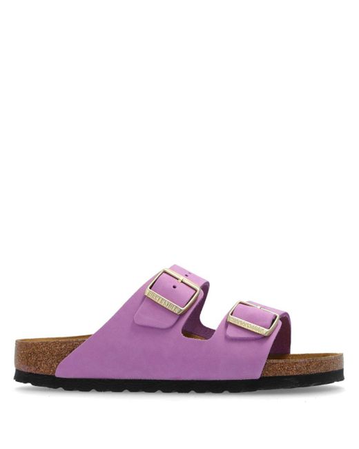 Birkenstock Purple Arizona Leather Sandals