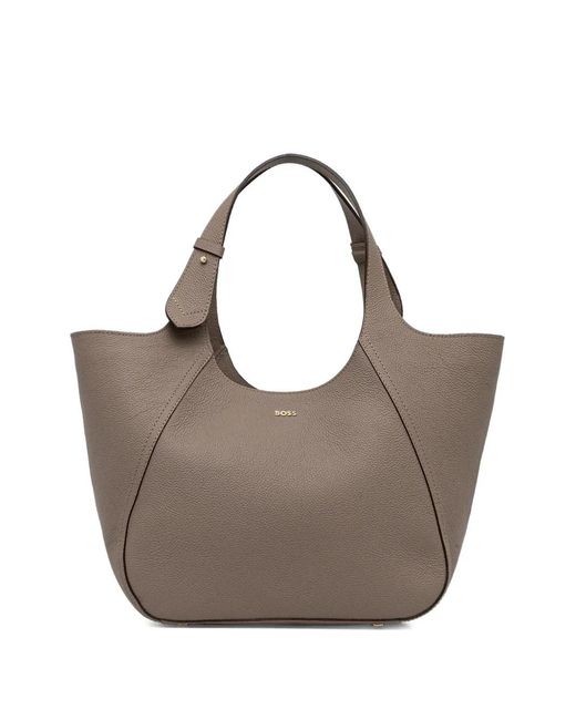 Boss Gray Lenah Tote Bag