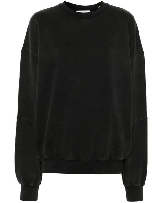 CANNARI CONCEPT Black Embroidered-logo Sweatshirt