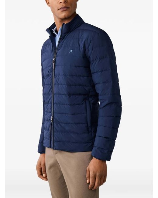 Hackett Blue Veste À Design Matelassé for men