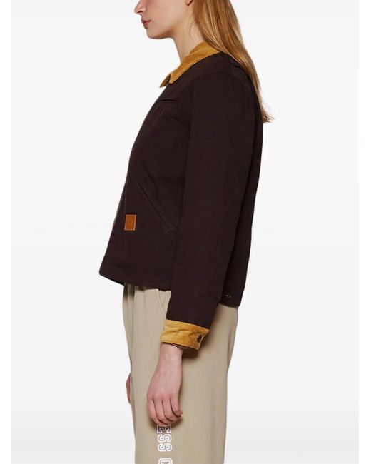 Sporty & Rich Black Srhwc Canvas Zipped Jacket