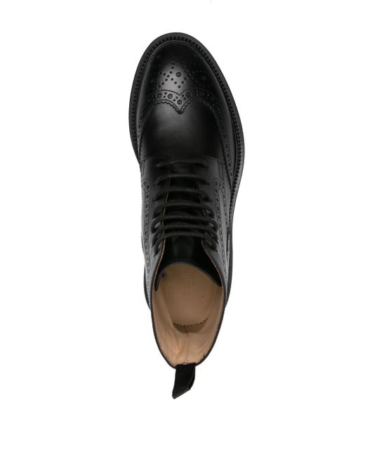 Scarosso Black Thomas Leather Boots for men