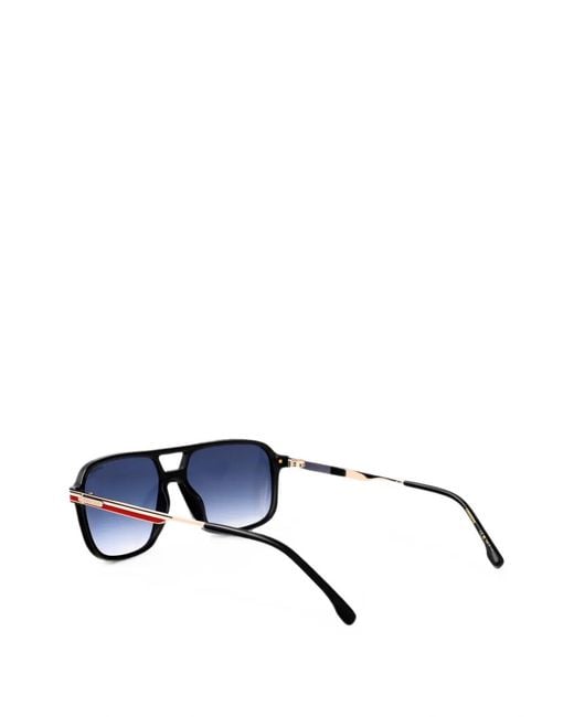 Carrera Blue Rectangle-Frame Sunglasses for men