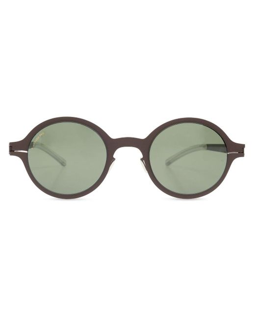 Mykita Brown Nestor Round-frame Sunglasses