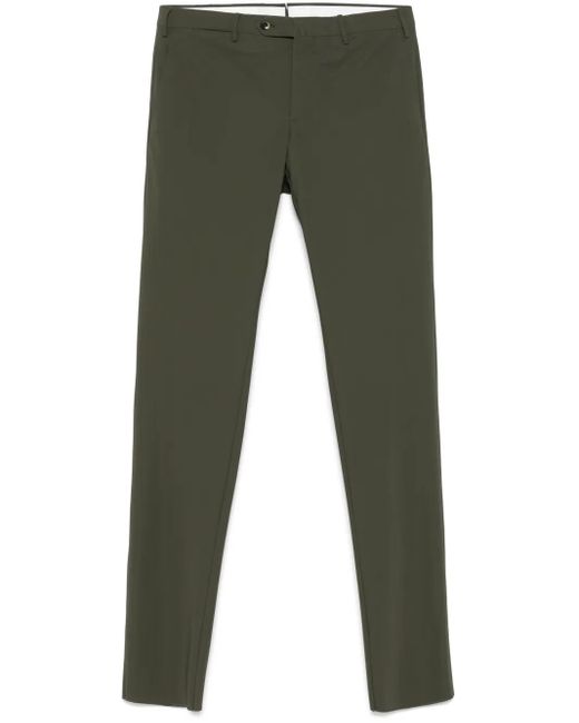 メンズ PT Torino テーパードパンツ Green