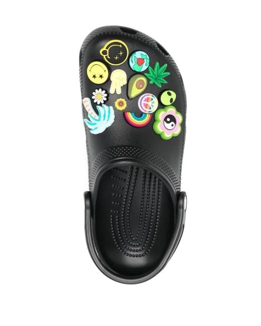 CROCSTM Black Classic Hippie Freak Shoes for men