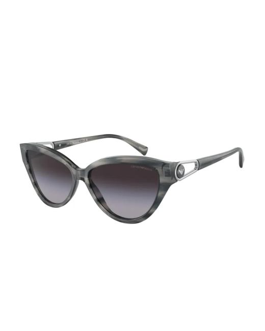 Emporio Armani Gray Sonnenbrille Mit Cat-Eye-Gestell