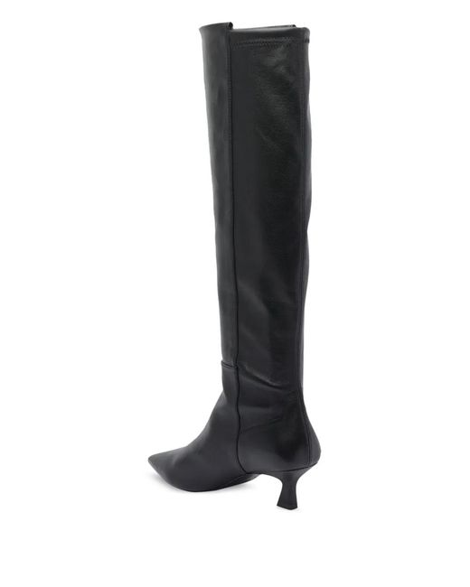 Stuart Weitzman Black 50Mm Pointed-Toe Knee-High Boots