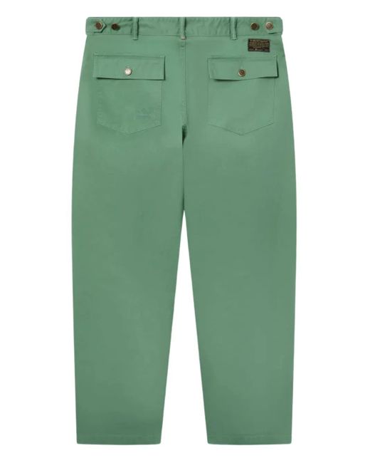 Champion Green Multiple-Pocket Trousers for men
