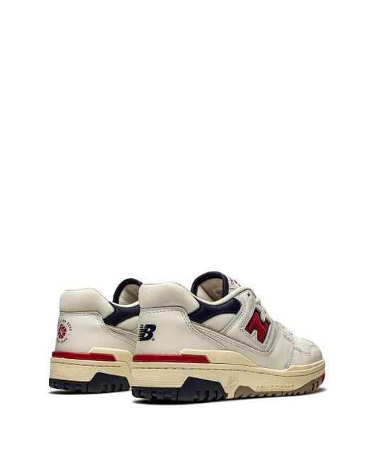 New Balance White X Aimé Leon Dore 550 Sneakers