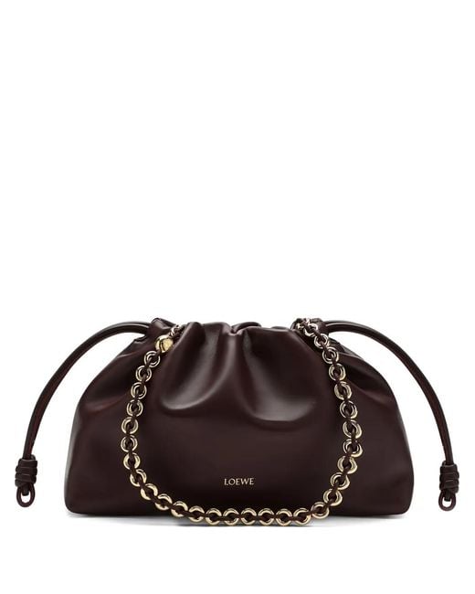 Loewe Brown Medium Flamenco Bag
