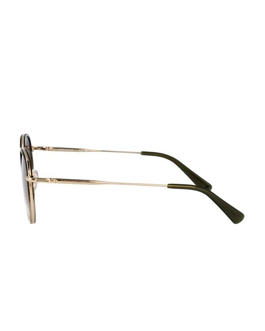 Longchamp Brown Round-Frame Sunglasses