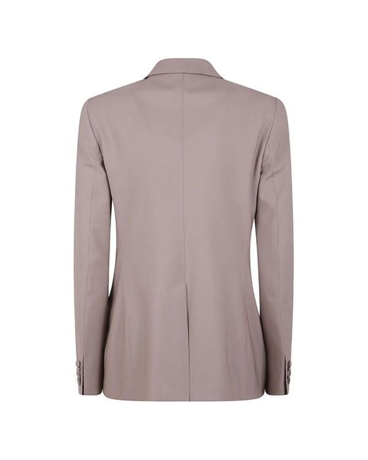 Tagliatore Brown Double-Breasted Jacket
