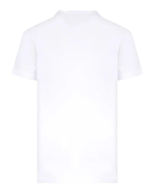 10 Corso Como White Frog-Print T-Shirt