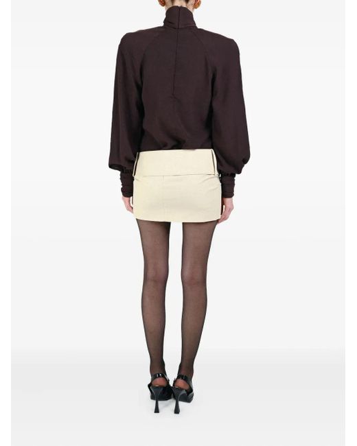 Blusa con lazo en el cuello ROWEN ROSE de color Black