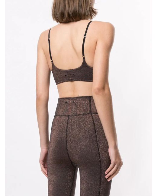 The Upside Brown Ballet Bra