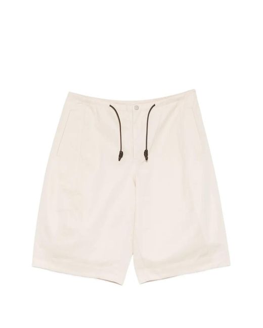 CROQUIS Natural Sailor-Knot Drawstring Shorts for men