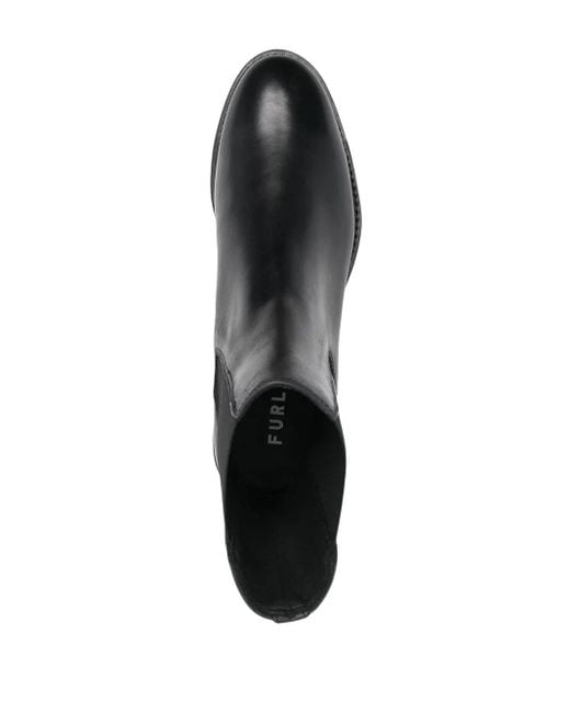 Furla Black Chelsea Boots