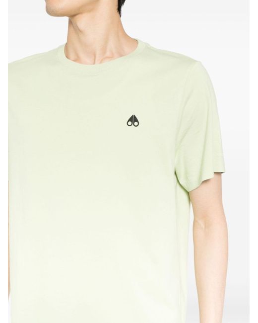 T-shirt Satellite di Moose Knuckles in Green da Uomo
