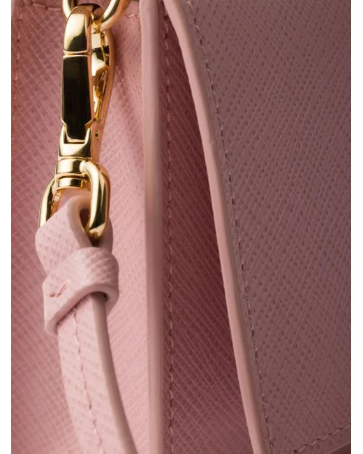 Prada Pink Triangle-Logo Mini-Bag