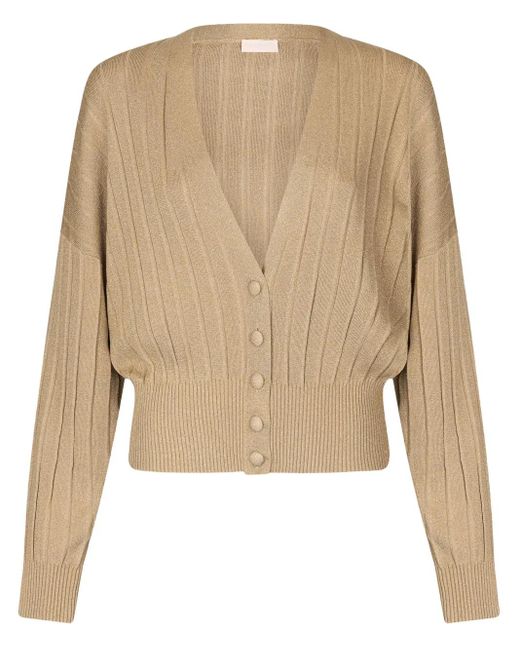 Liu Jo ルレックス カーディガン Natural