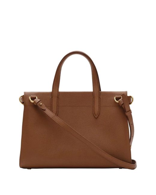 Burberry Brown Small Cotswolds Check Tote