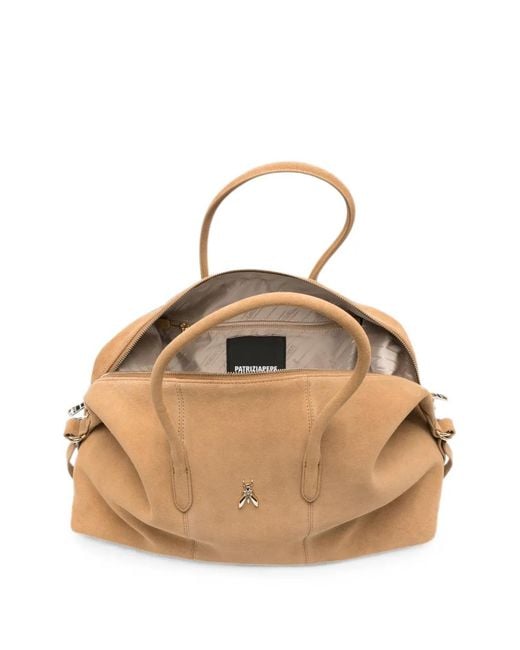 Patrizia Pepe Natural New Business Leather Tote Bag