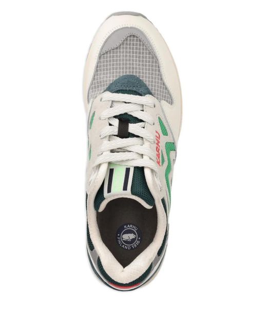 Karhu Green Panelled Sneakers for men