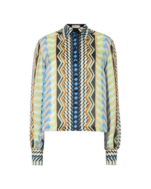 Temperley London Blue Meryl Shirt