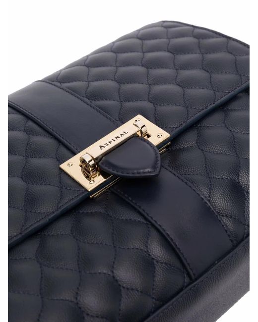 Aspinal Blue Lottie Crossbody Bag