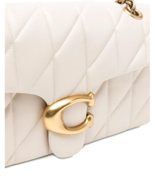 COACH Natural Tabby 26 Quilted Leather Shoulder Bag
