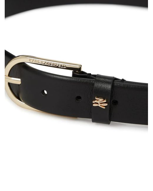 Karl Lagerfeld Black K/Autograph Belt