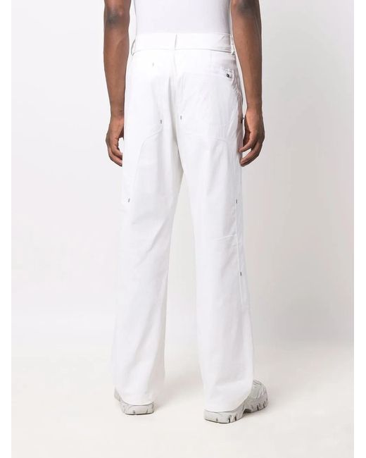 NIKE X OFF-WHITE White Logo Bootcut Trousers for men