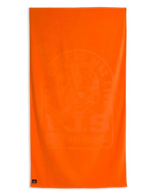 Parajumpers Orange Logo-Jacquard Towel