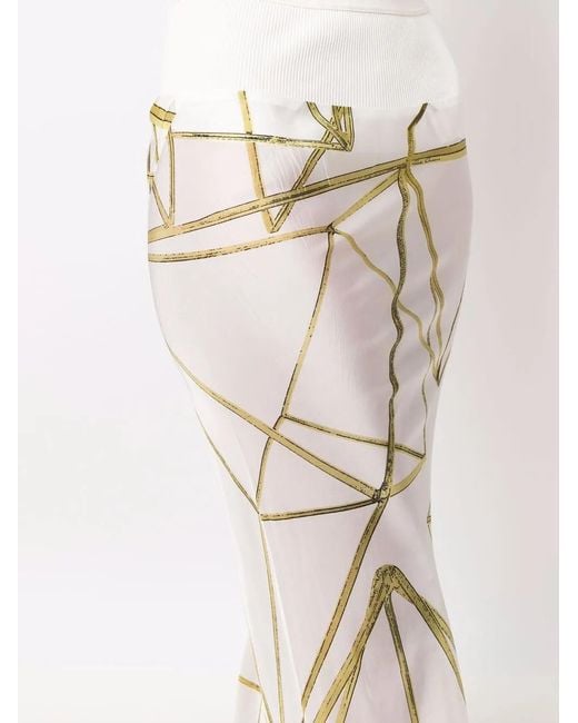 Rick Owens Midi-Rok in het Multicolor