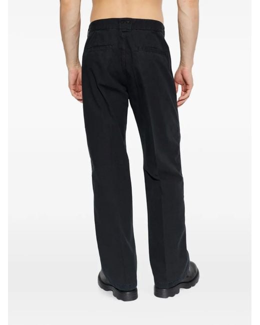 DIESEL Black Pantalon P-Hant-Chino-Dlcm À Coupe Droite for men
