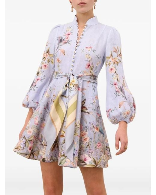 Zimmermann Short Dresses in het Multicolor