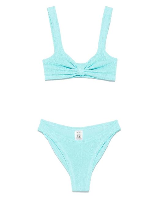Hunza G Blue Bonnie Bikini Set