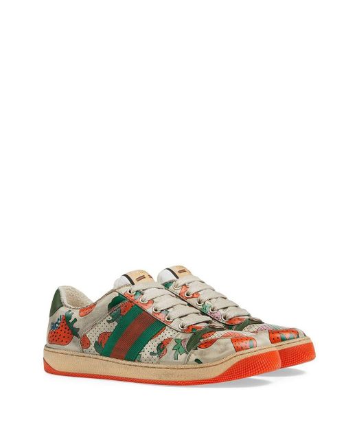 gucci strawberry sneaker