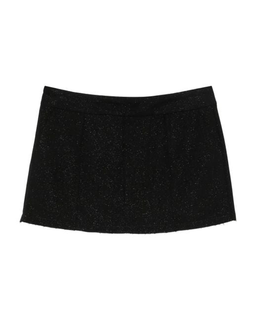 ELEH グリッタートリム スカート Black