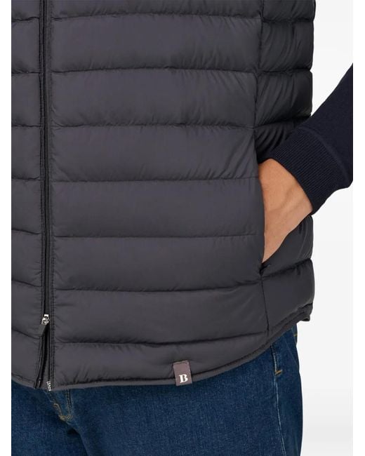 Boggi Gray Padded Gilet for men