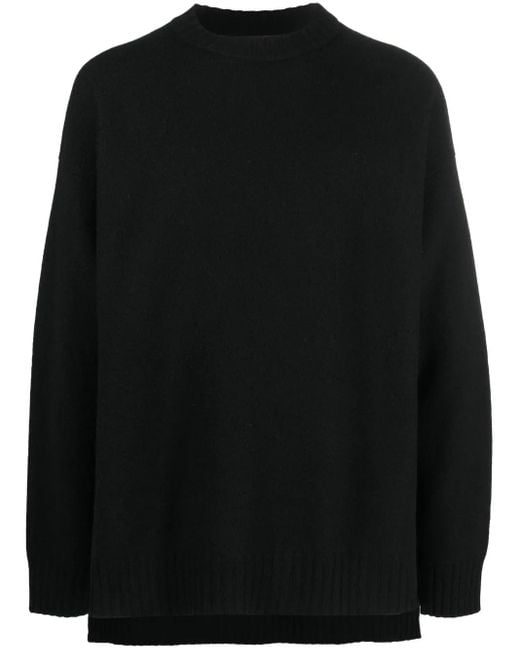 Jil Sander Black Wool Jersey. for men