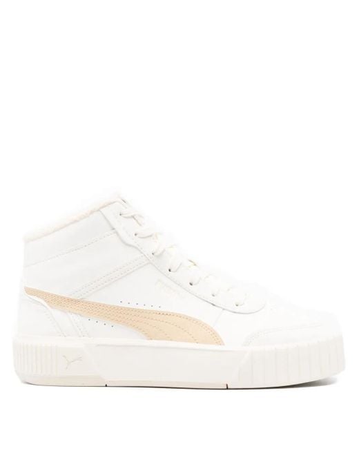 PUMA White Carina Mia Sneakers